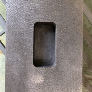 Ingot Mold graphite 20 oz Gold