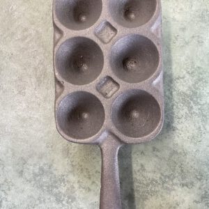 Pouring mold 6 depression standard assay cast iron