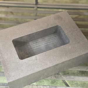 Ingot Mold graphite 50 oz Gold