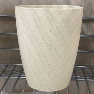 Clay crucible, 5 assay ton multi-use, 5 3/4"H x 4 5/8" Wide at mouth